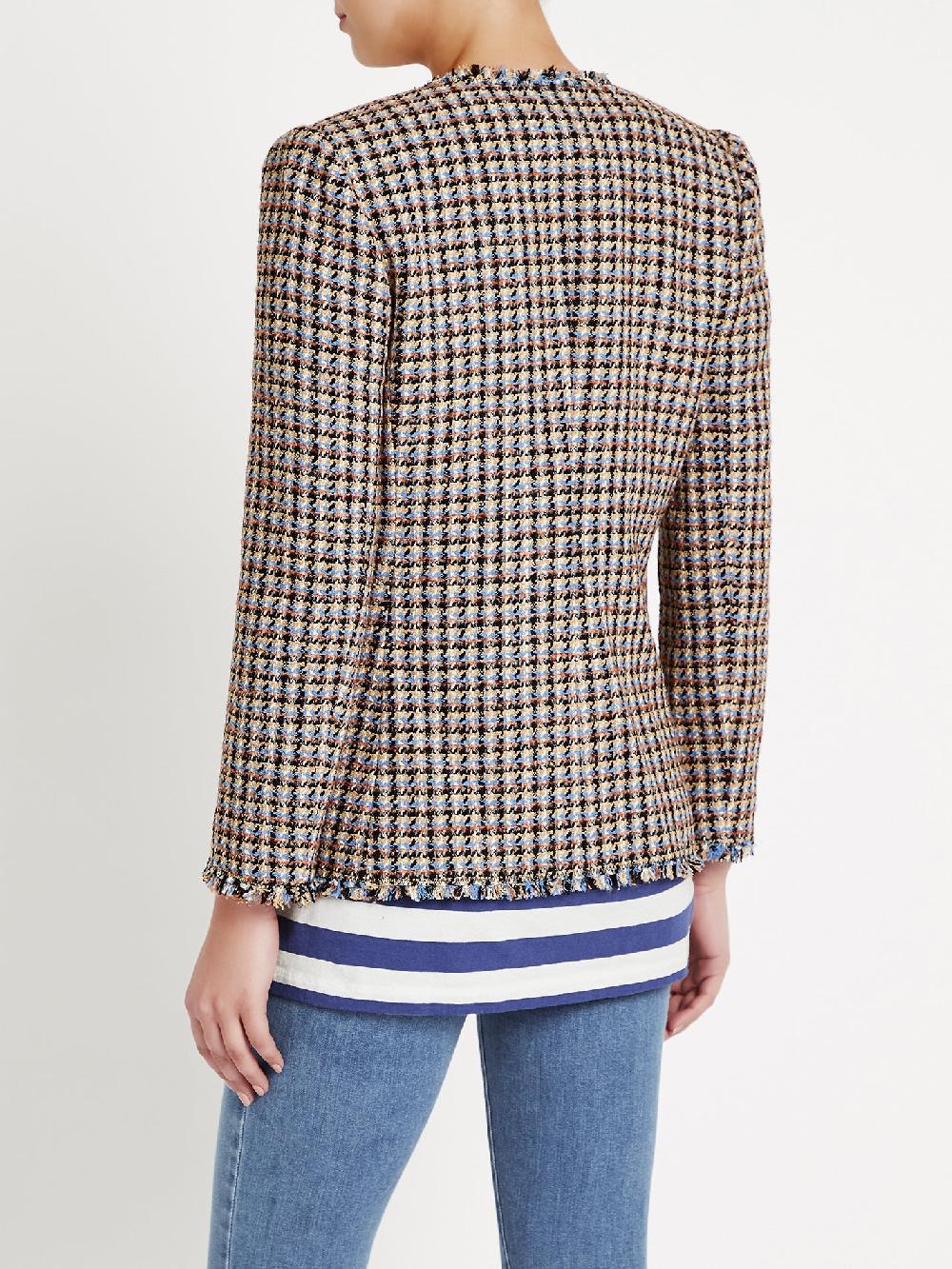 C & M Camilla And Marc Houndstooth Tweed Jacket
