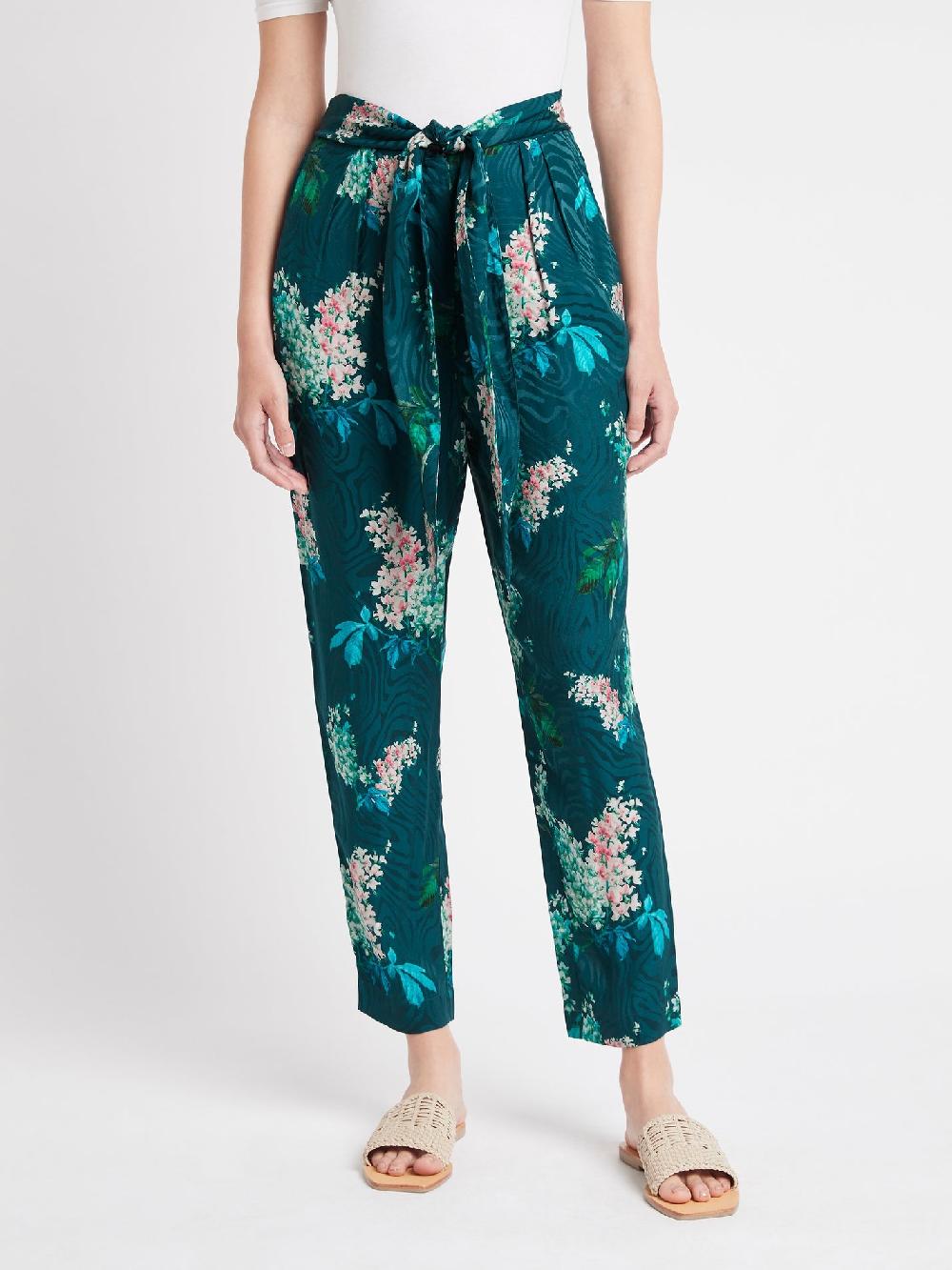 C & M Camilla And Marc Hydrangea Floral Tie Pant