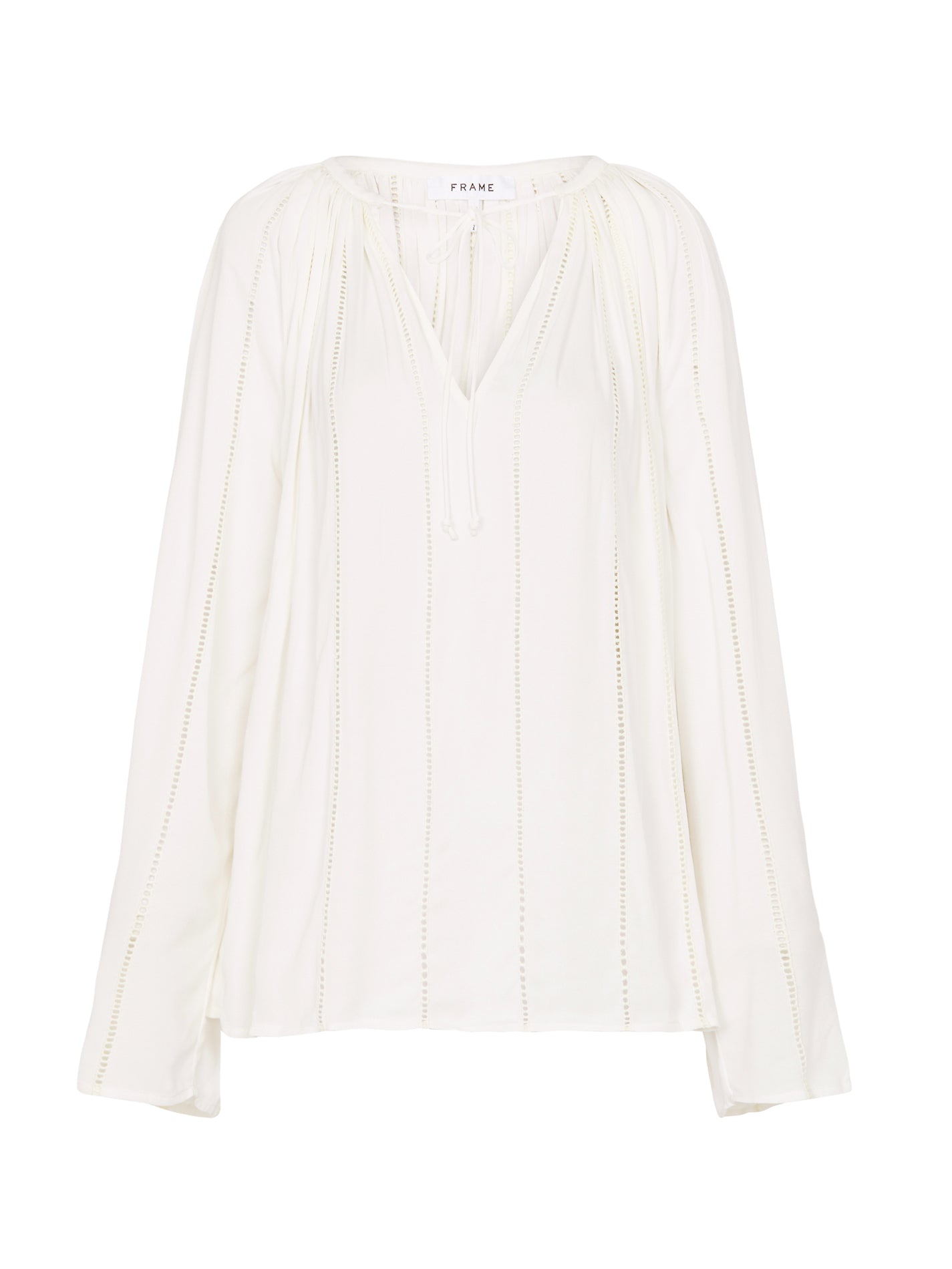 c & m camilla and marc Lattice Peasant Top