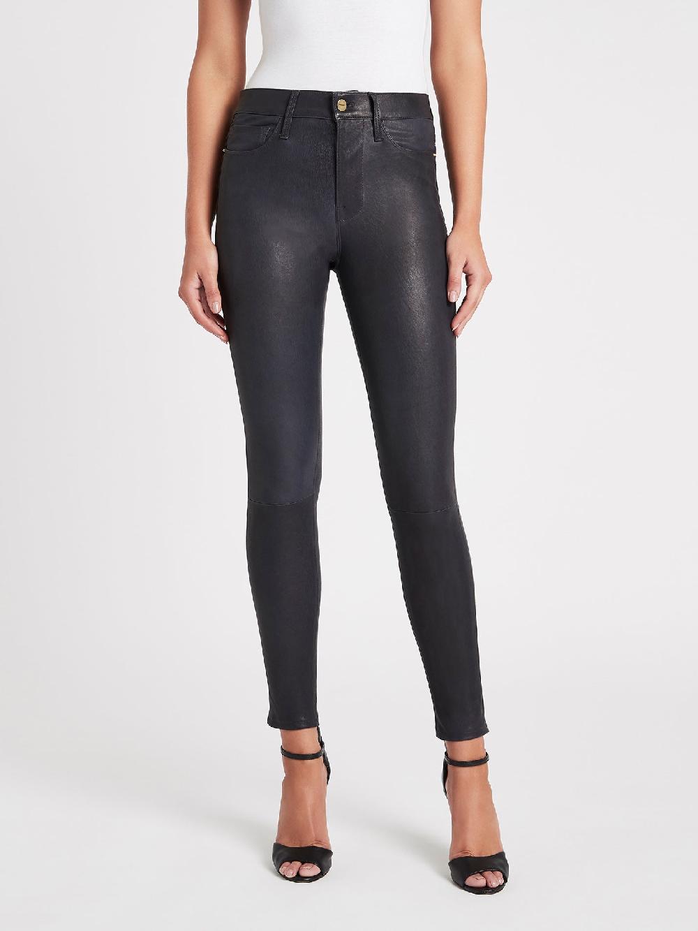 C & M Camilla And Marc Le High Leather Skinny Pants