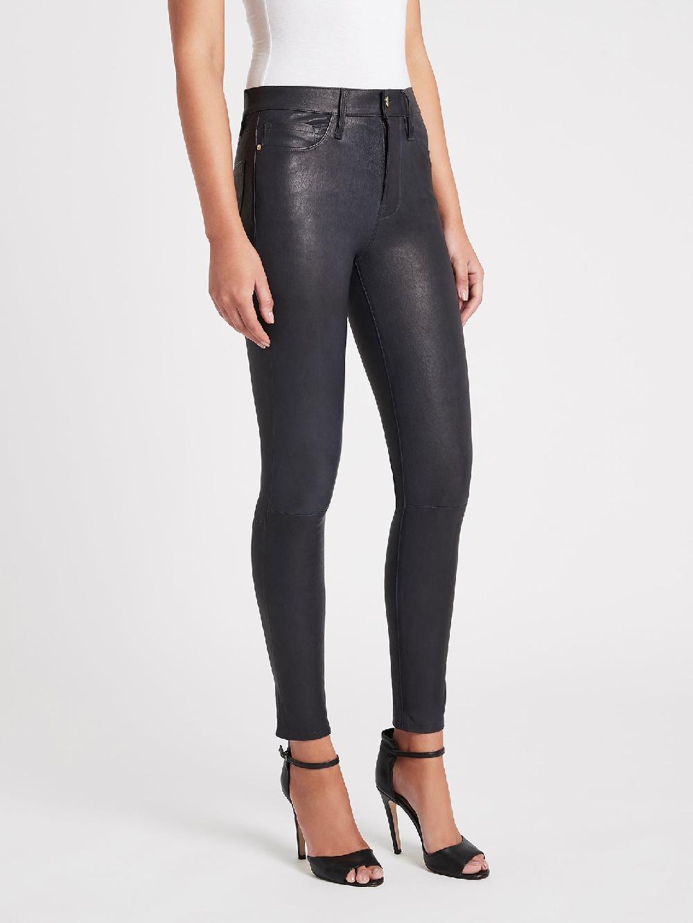 C & M Camilla And Marc Le High Leather Skinny Pants