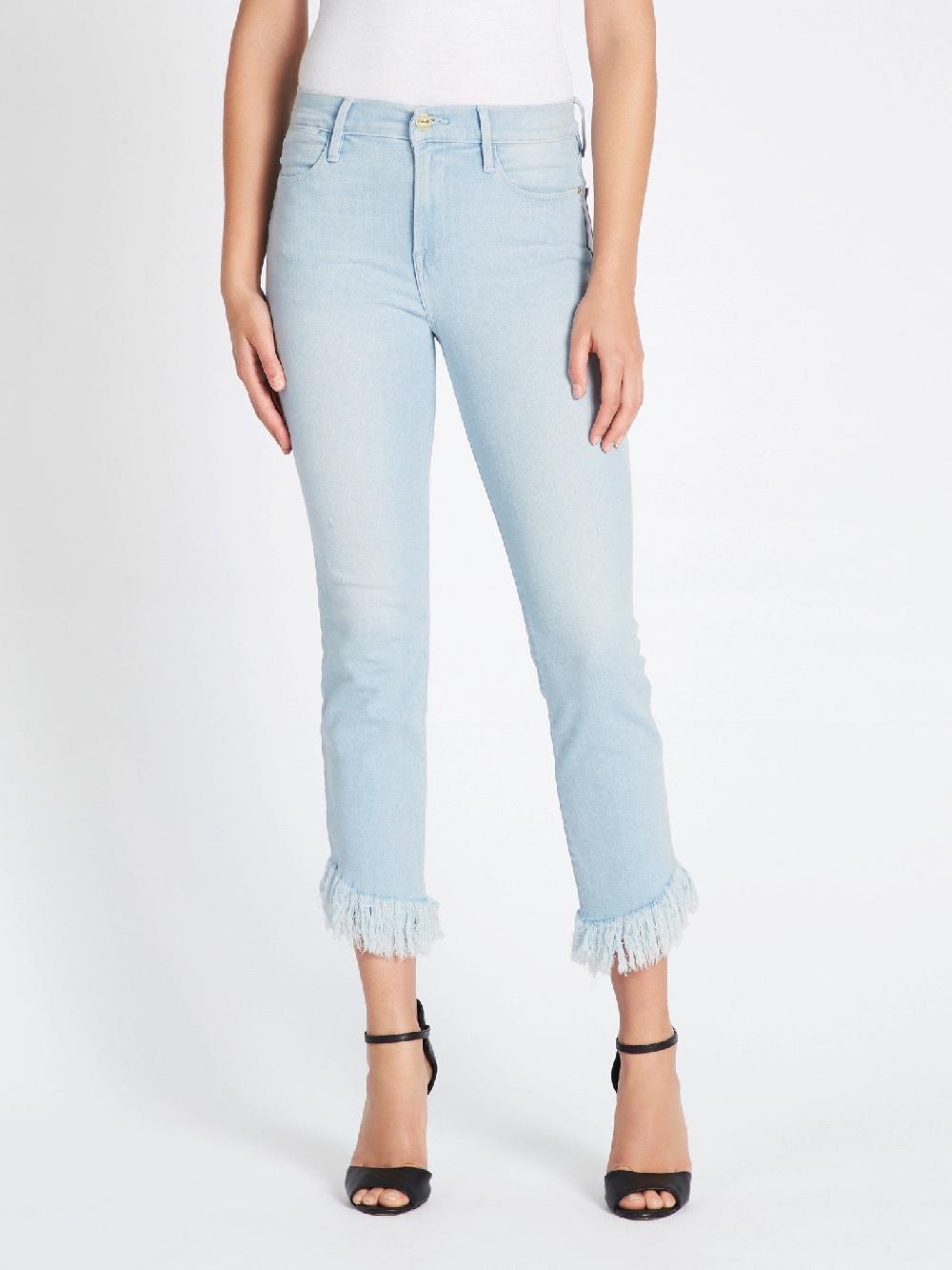 C & M Camilla And Marc Le High Shredded Raw Jean