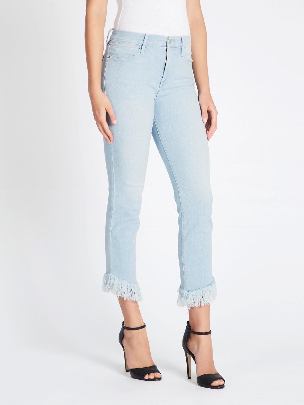 C & M Camilla And Marc Le High Shredded Raw Jean