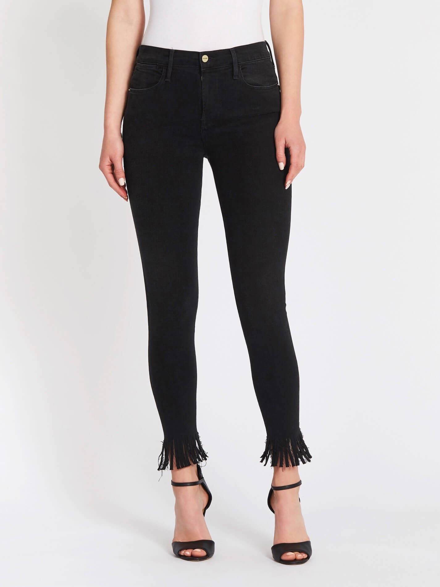 C & M Camilla And Marc Le High Skinny Fringe Jean