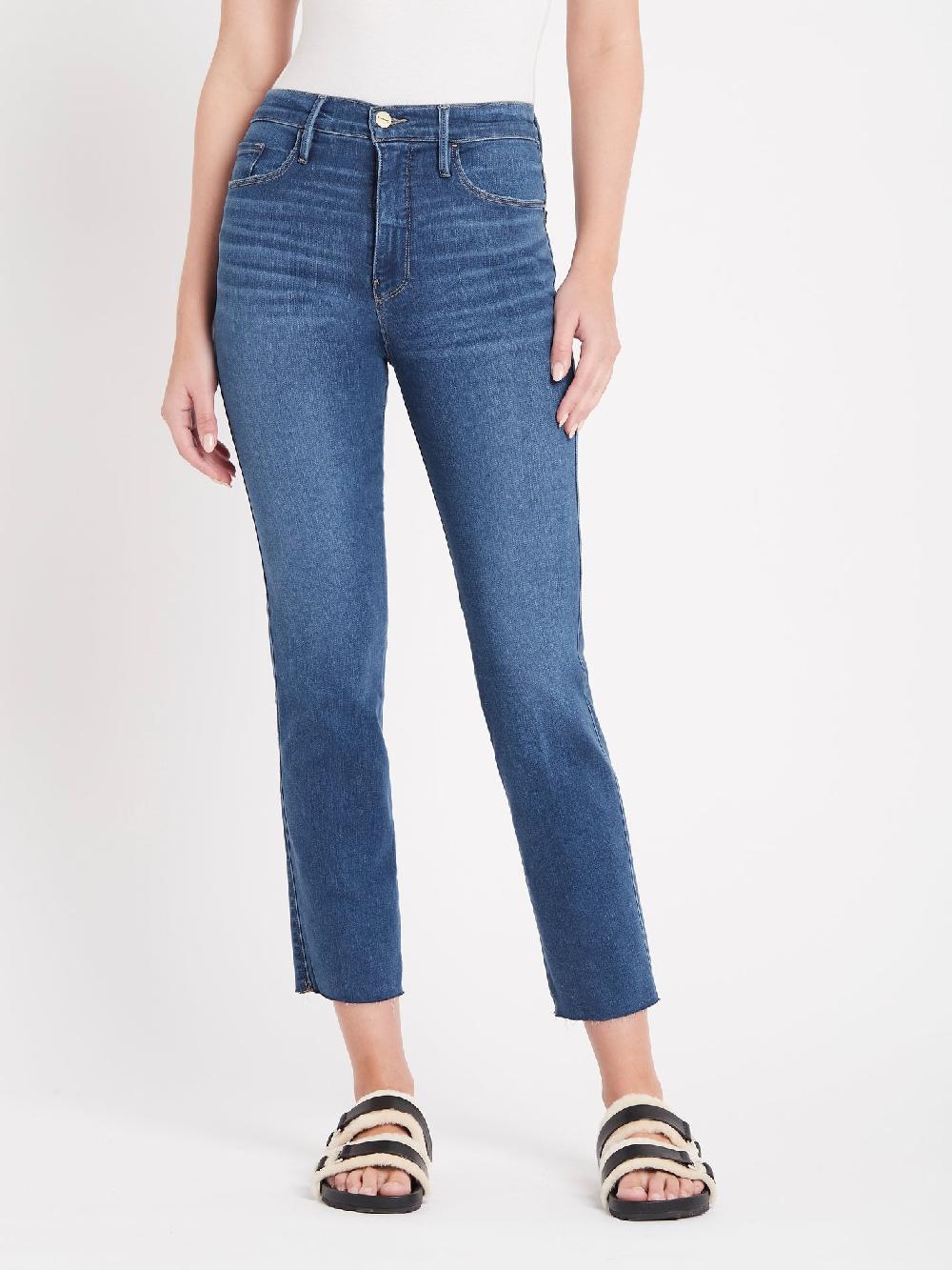 C & M Camilla And Marc Le Sylvie Crop Raw Edge Jean