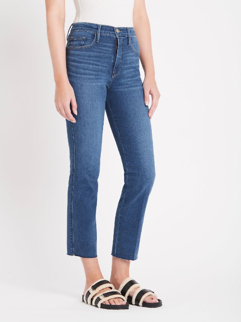 C & M Camilla And Marc Le Sylvie Crop Raw Edge Jean