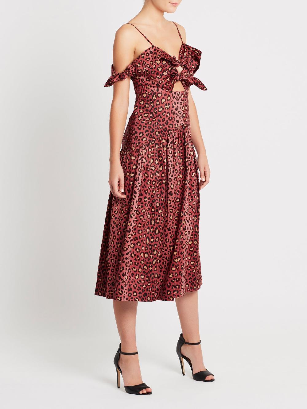 C & M Camilla And Marc Leopard Bow Dress