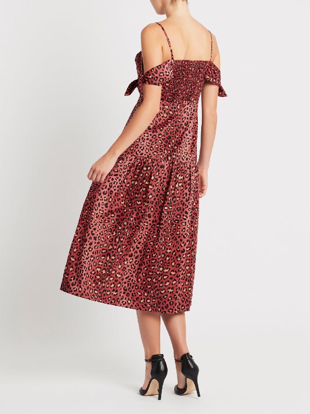 C & M Camilla And Marc Leopard Bow Dress