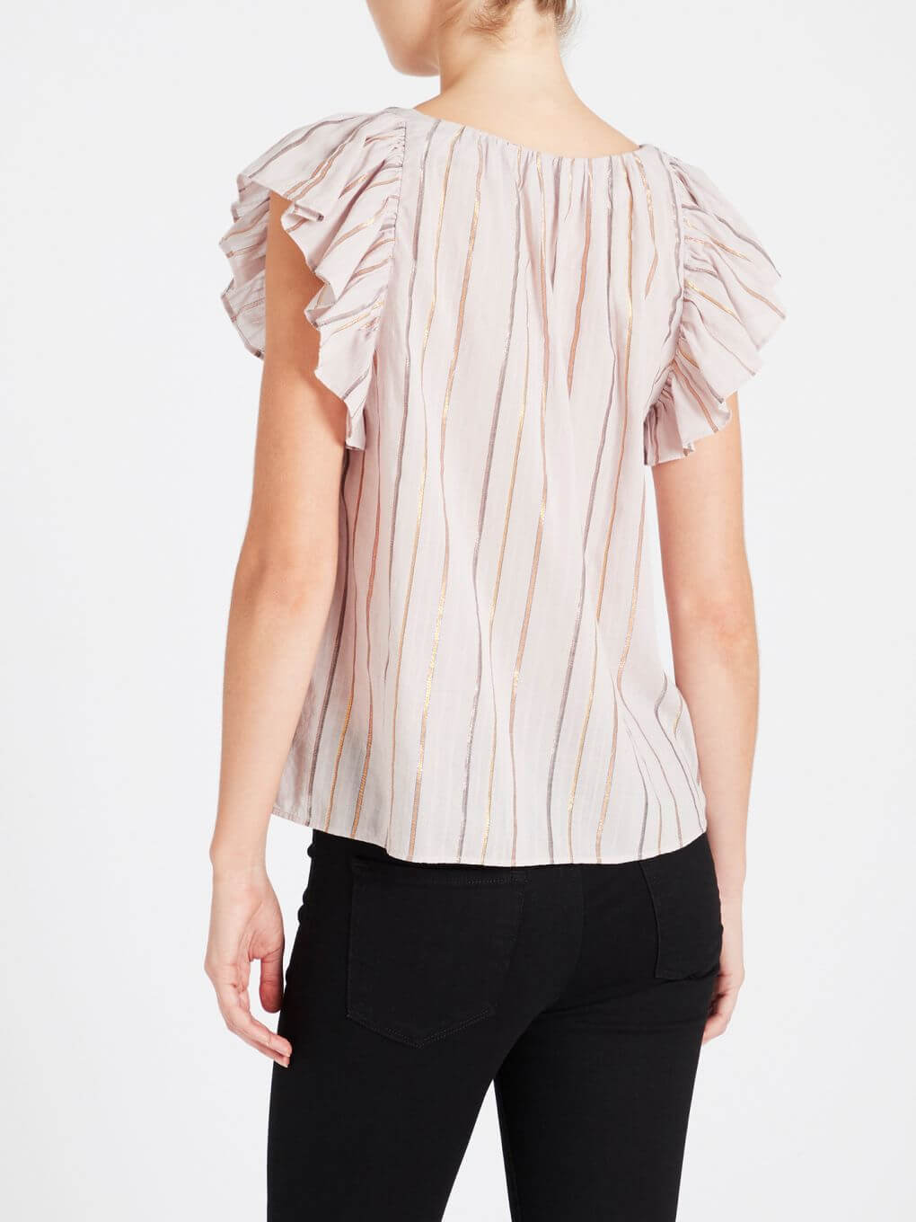 C & M Camilla And Marc Lurex Stripe Top