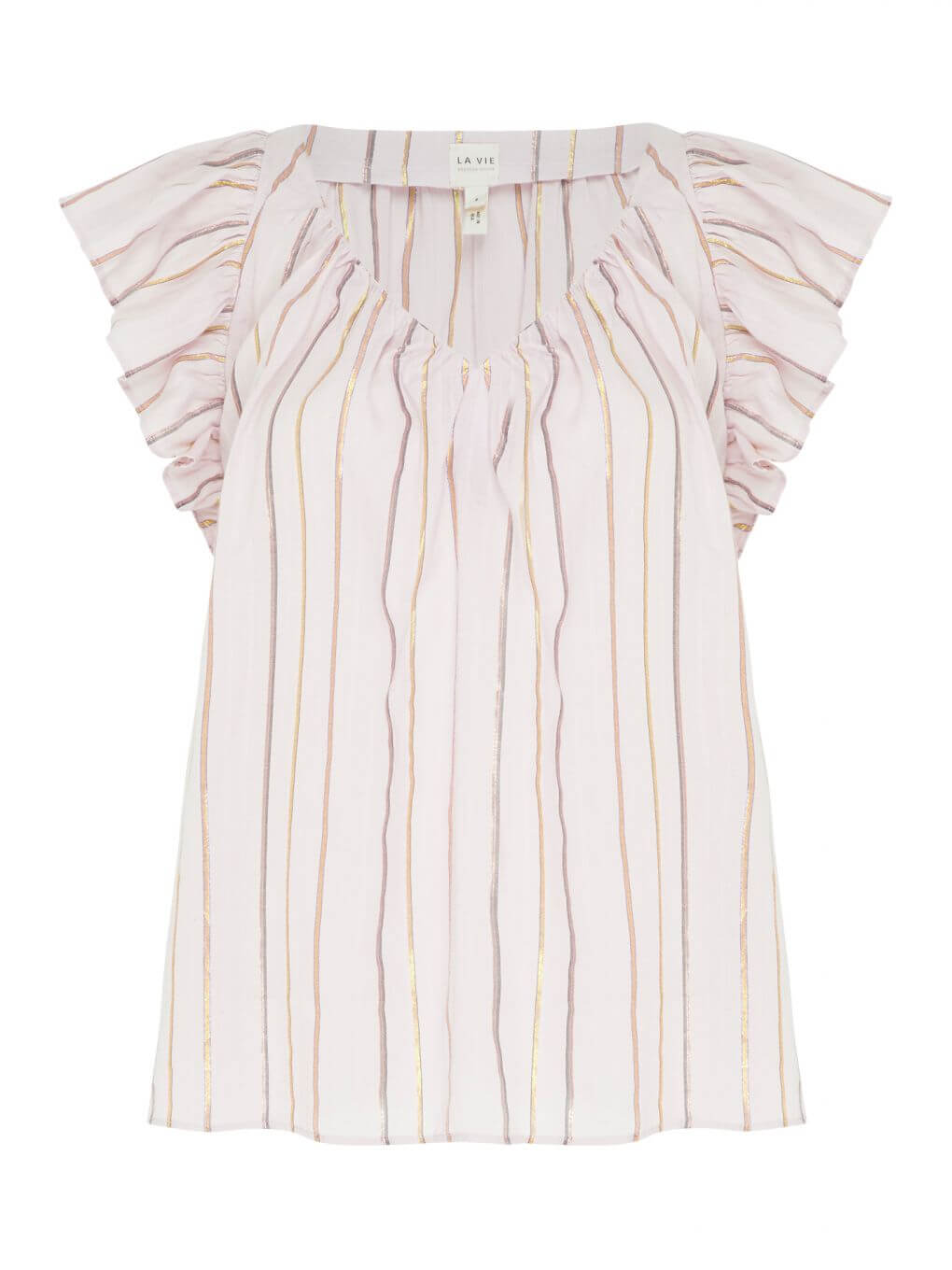 c & m camilla and marc Lurex Stripe Top