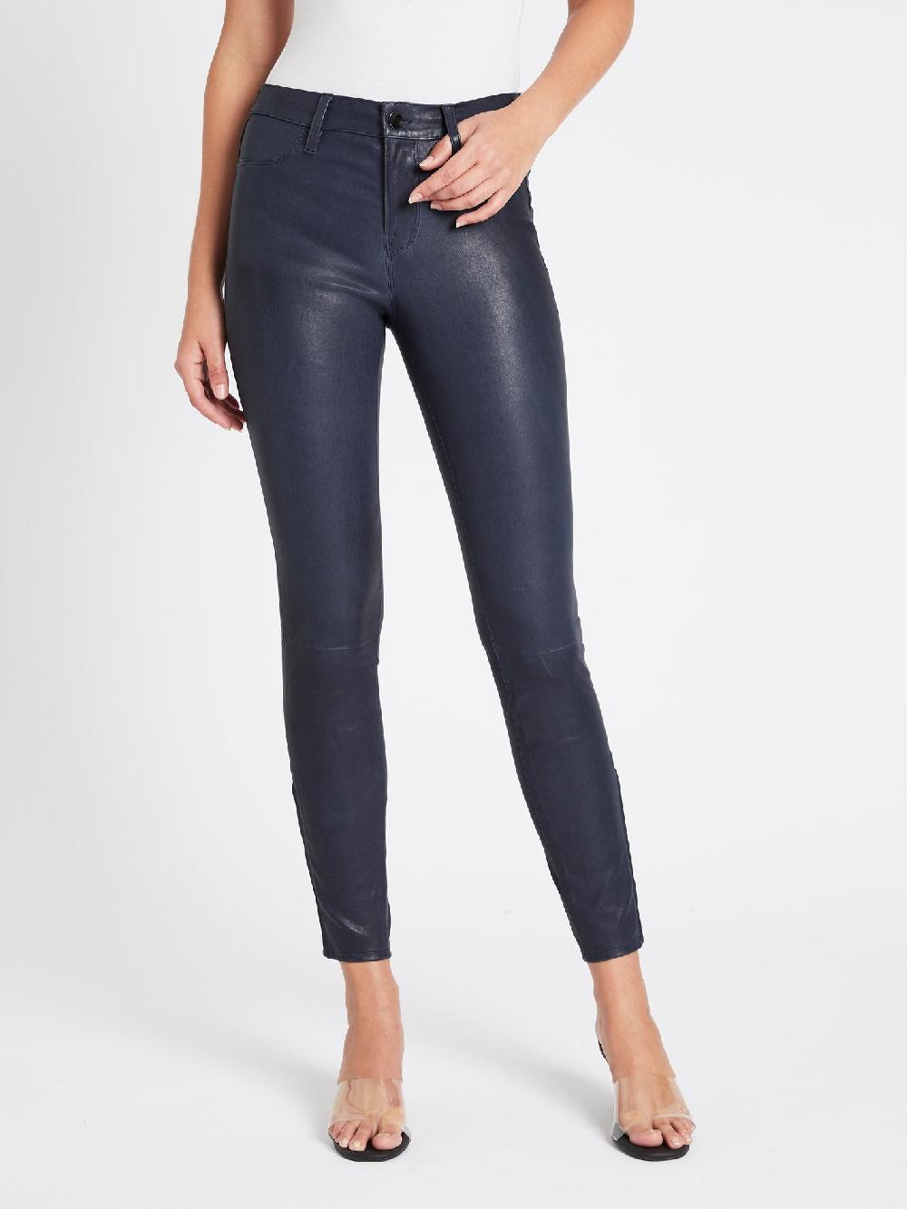 C & M Camilla And Marc Mid Rise Skinny Leather Pant