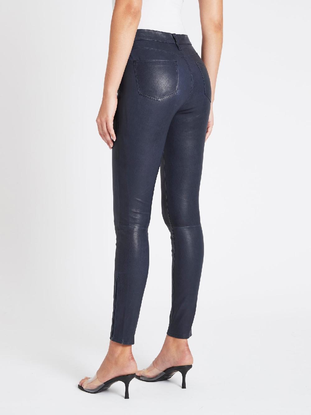 C & M Camilla And Marc Mid Rise Skinny Leather Pant