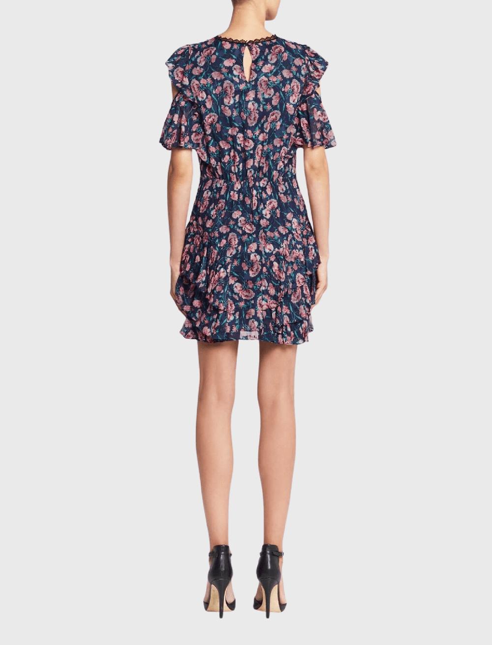 C & M Camilla And Marc Open Shoulder Tea Rose Dress