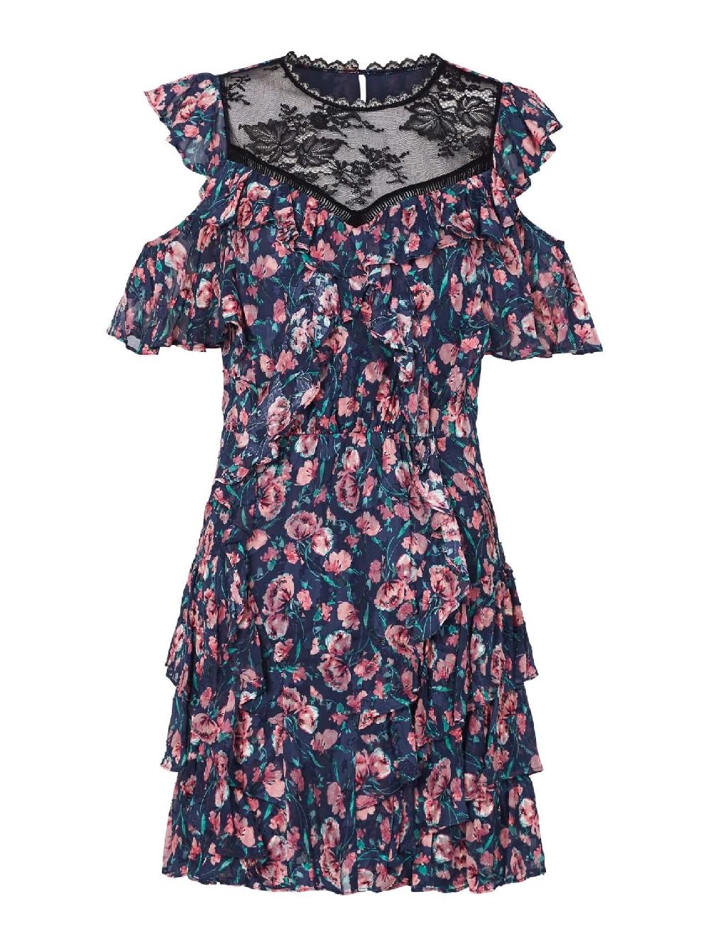 c & m camilla and marc Open Shoulder Tea Rose Dress