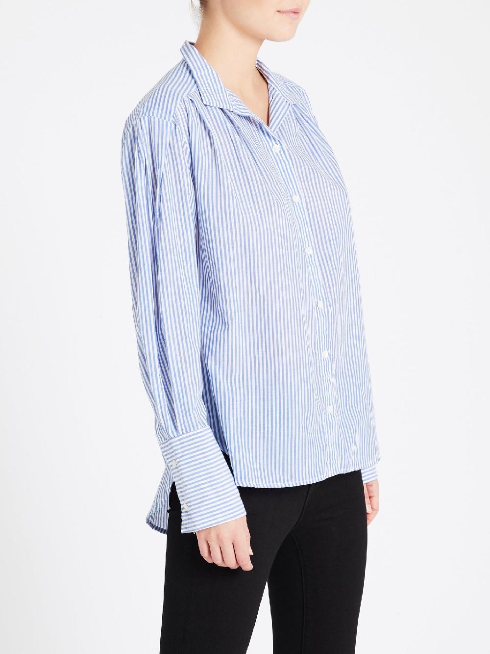 C & M Camilla And Marc Pleated Clean Collar Shirt