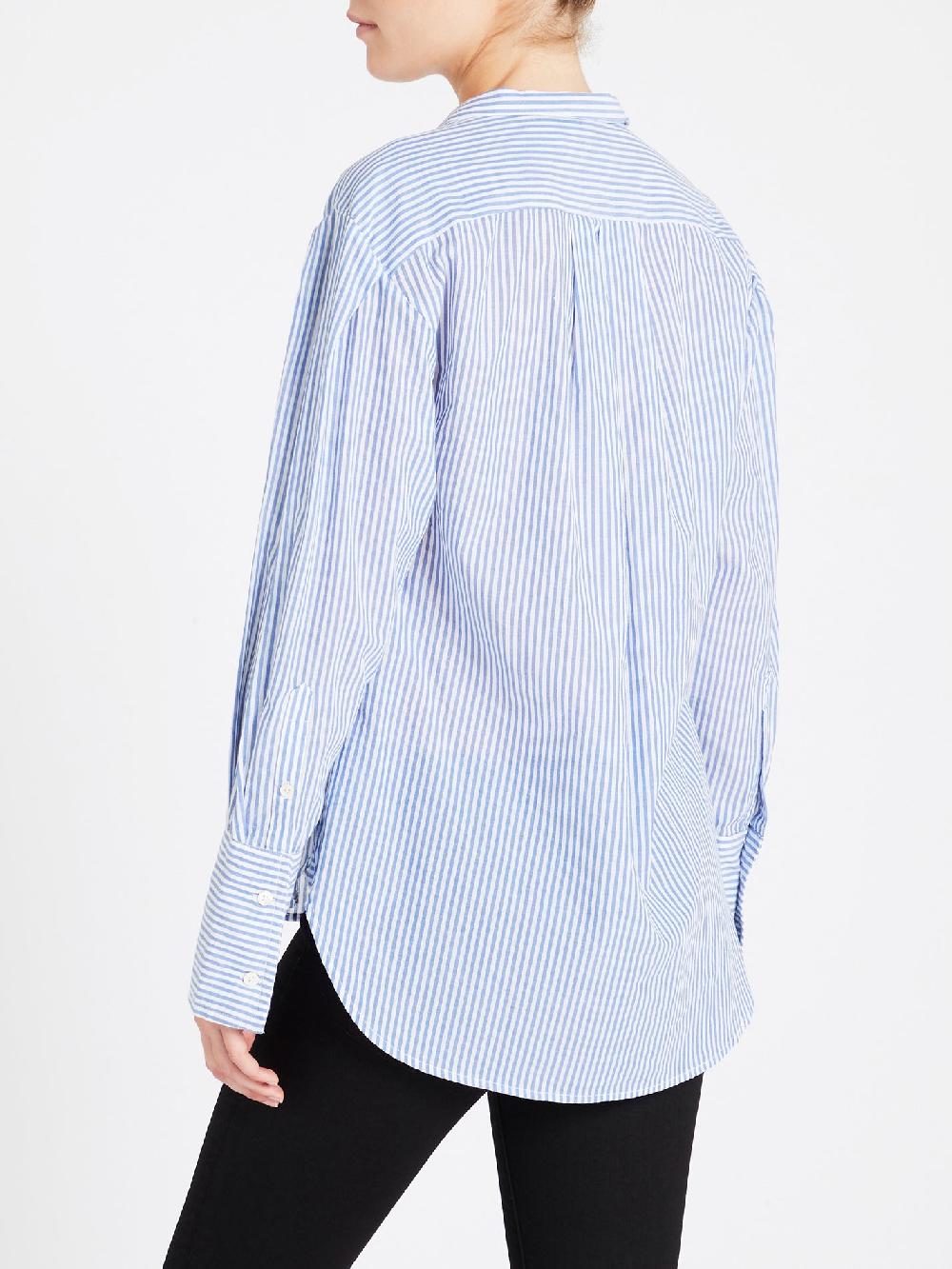 C & M Camilla And Marc Pleated Clean Collar Shirt
