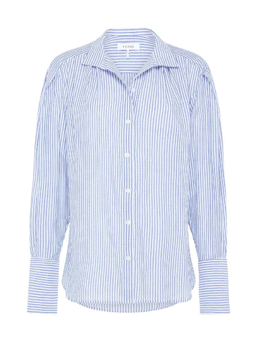c & m camilla and marc Pleated Clean Collar Shirt