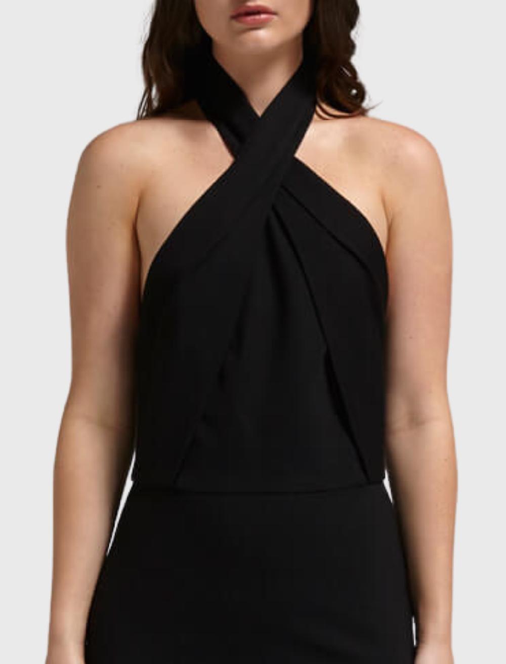 C & M Camilla And Marc Ponti Asymmetric Ruffle Dress