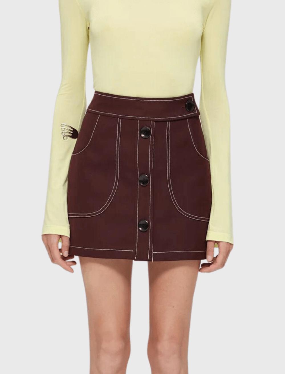 C & M Camilla And Marc Retro Mini Skirt