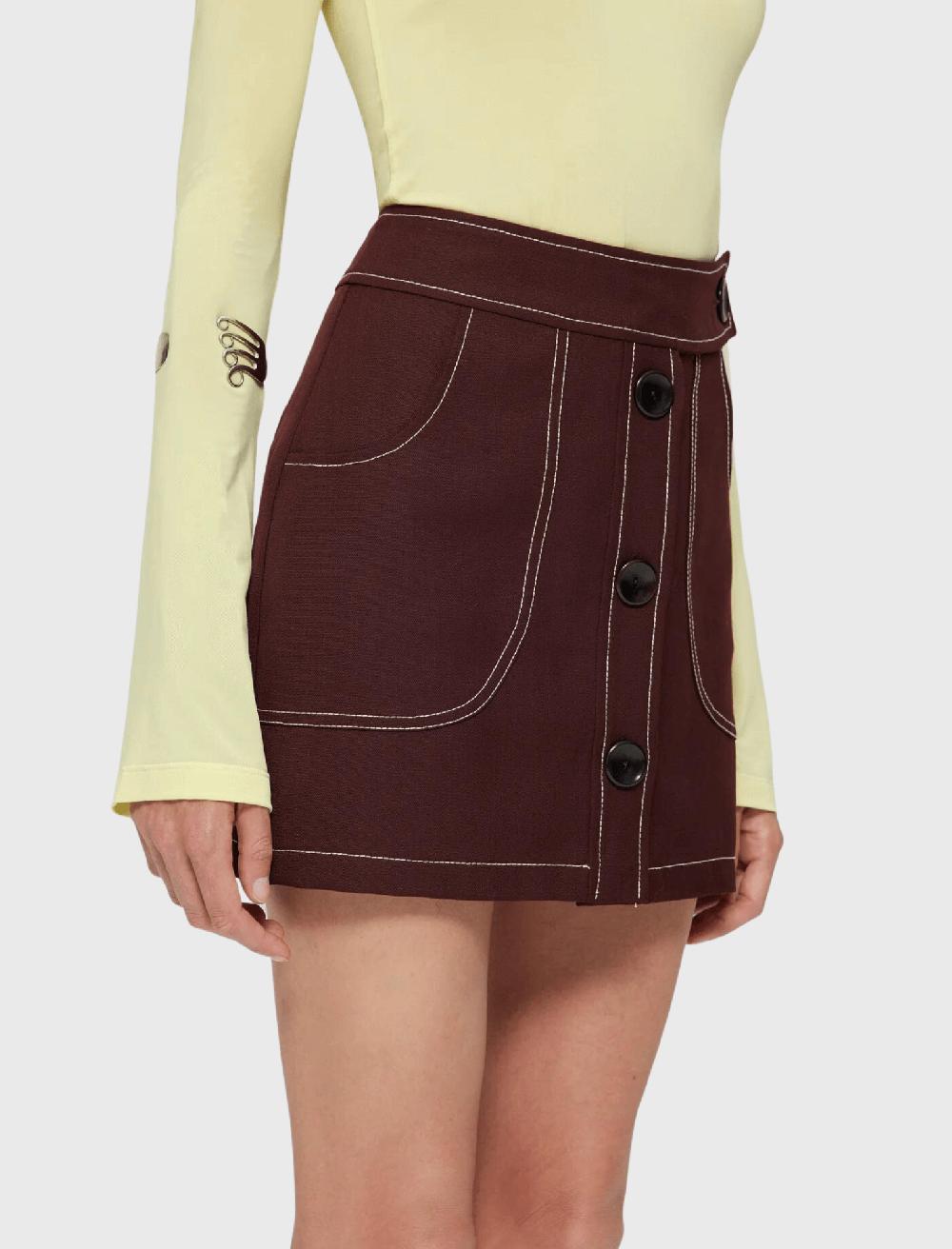 C & M Camilla And Marc Retro Mini Skirt