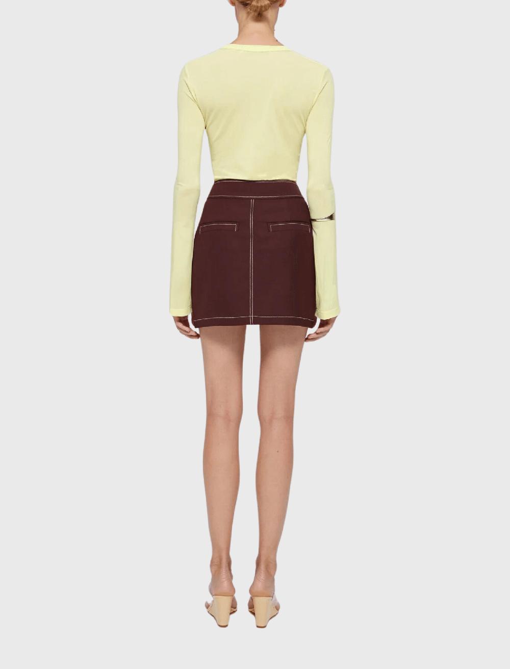 C & M Camilla And Marc Retro Mini Skirt