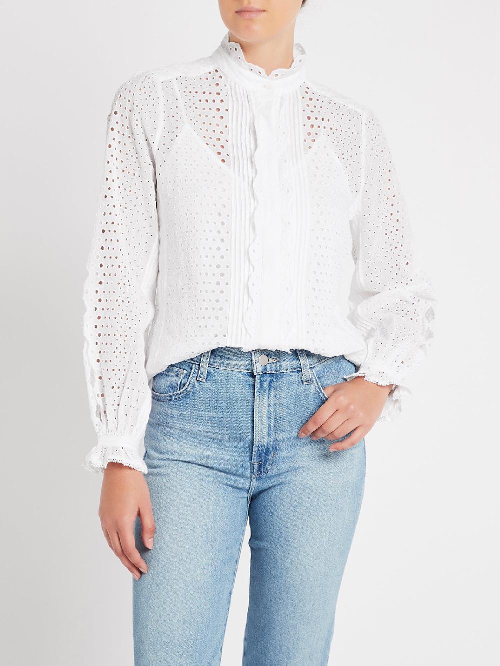 C & M Camilla And Marc Scallop Button Down Shirt