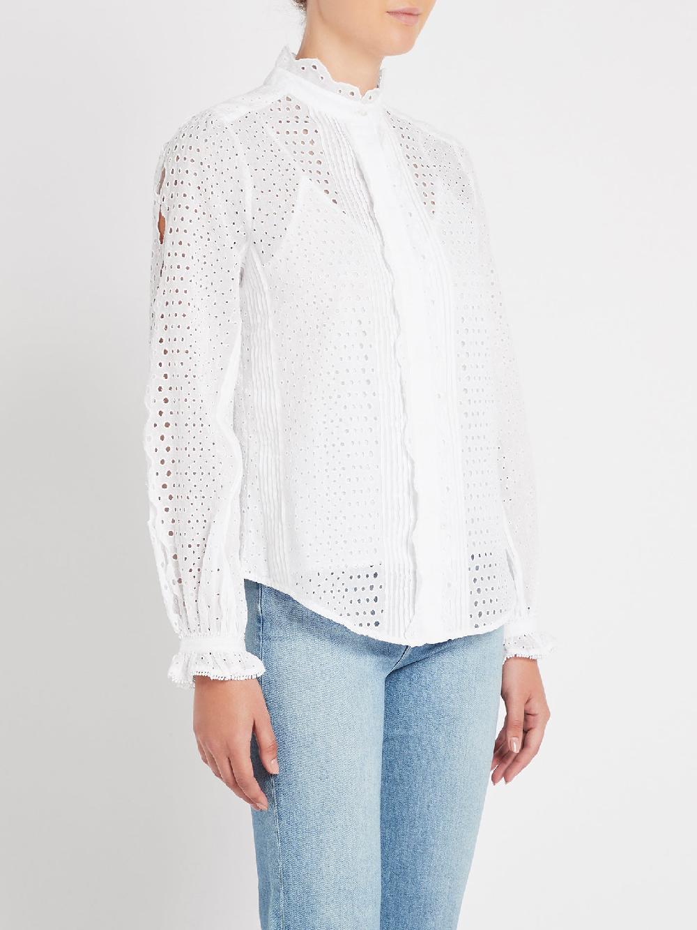 C & M Camilla And Marc Scallop Button Down Shirt