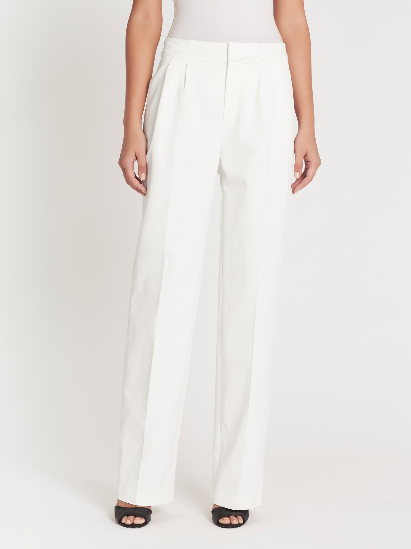 C & M Camilla And Marc Scallop Soft Trouser Pant