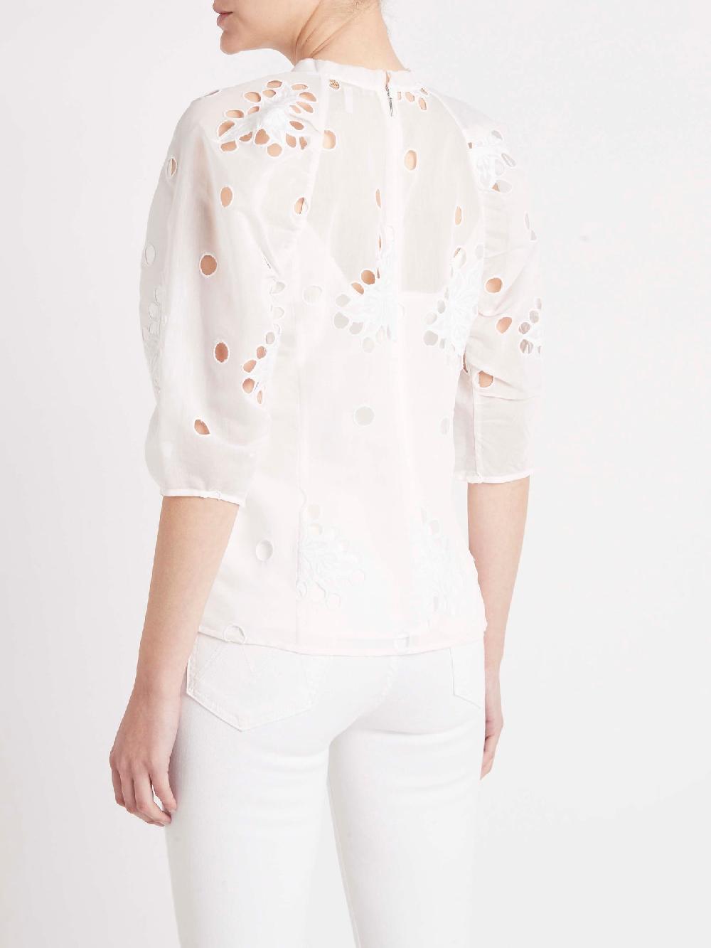 C & M Camilla And Marc Short Sleeve Honeysuckle Top