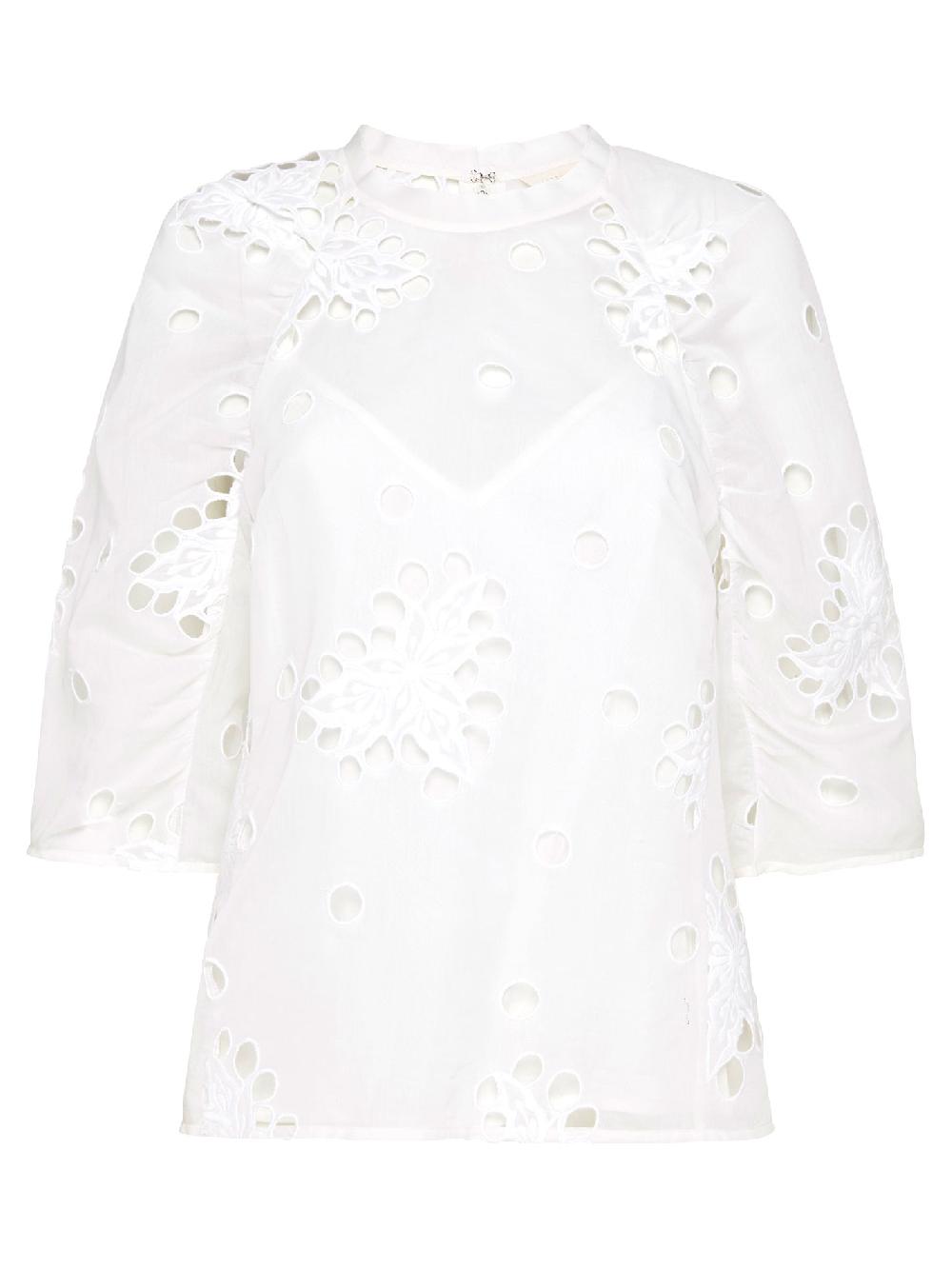 c & m camilla and marc Short Sleeve Honeysuckle Top