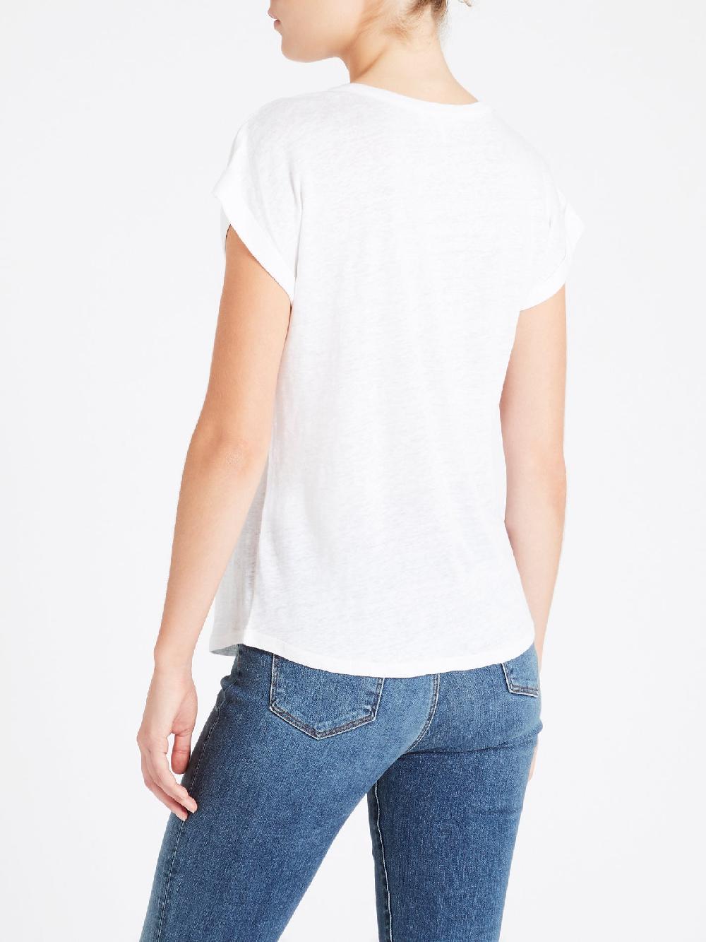 C & M Camilla And Marc Slouchy Linen U Tee
