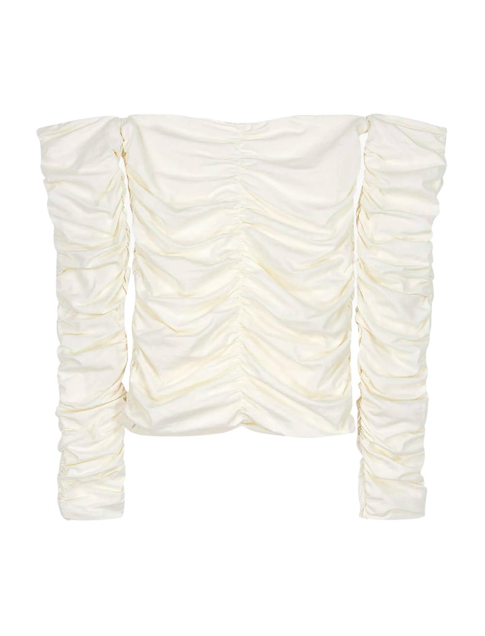 c & m camilla and marc Smocked Off-Shoulder Top