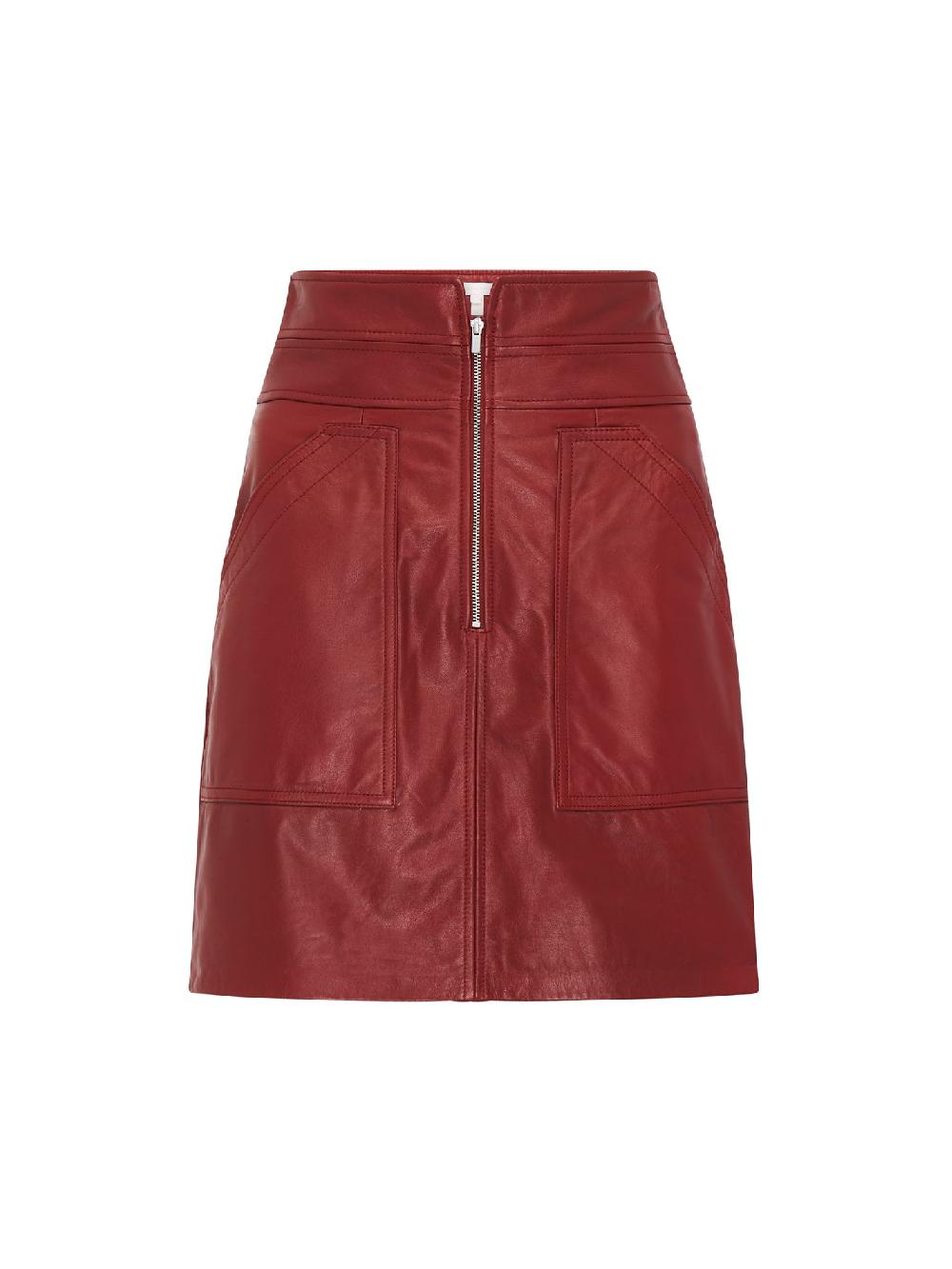 c & m camilla and marc Spice Leather Skirt
