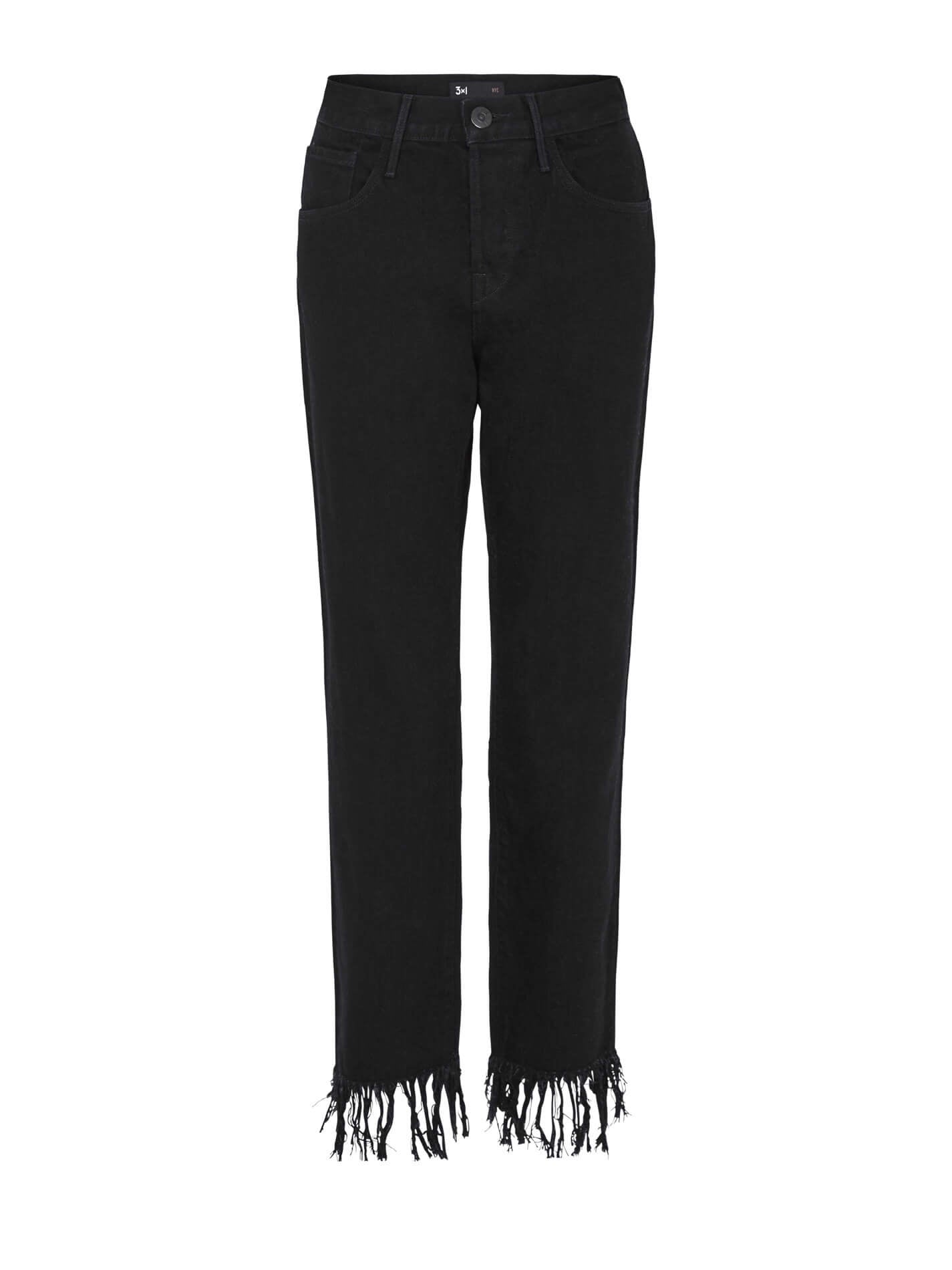 c & m camilla and marc Straight Crop Fringe Jean