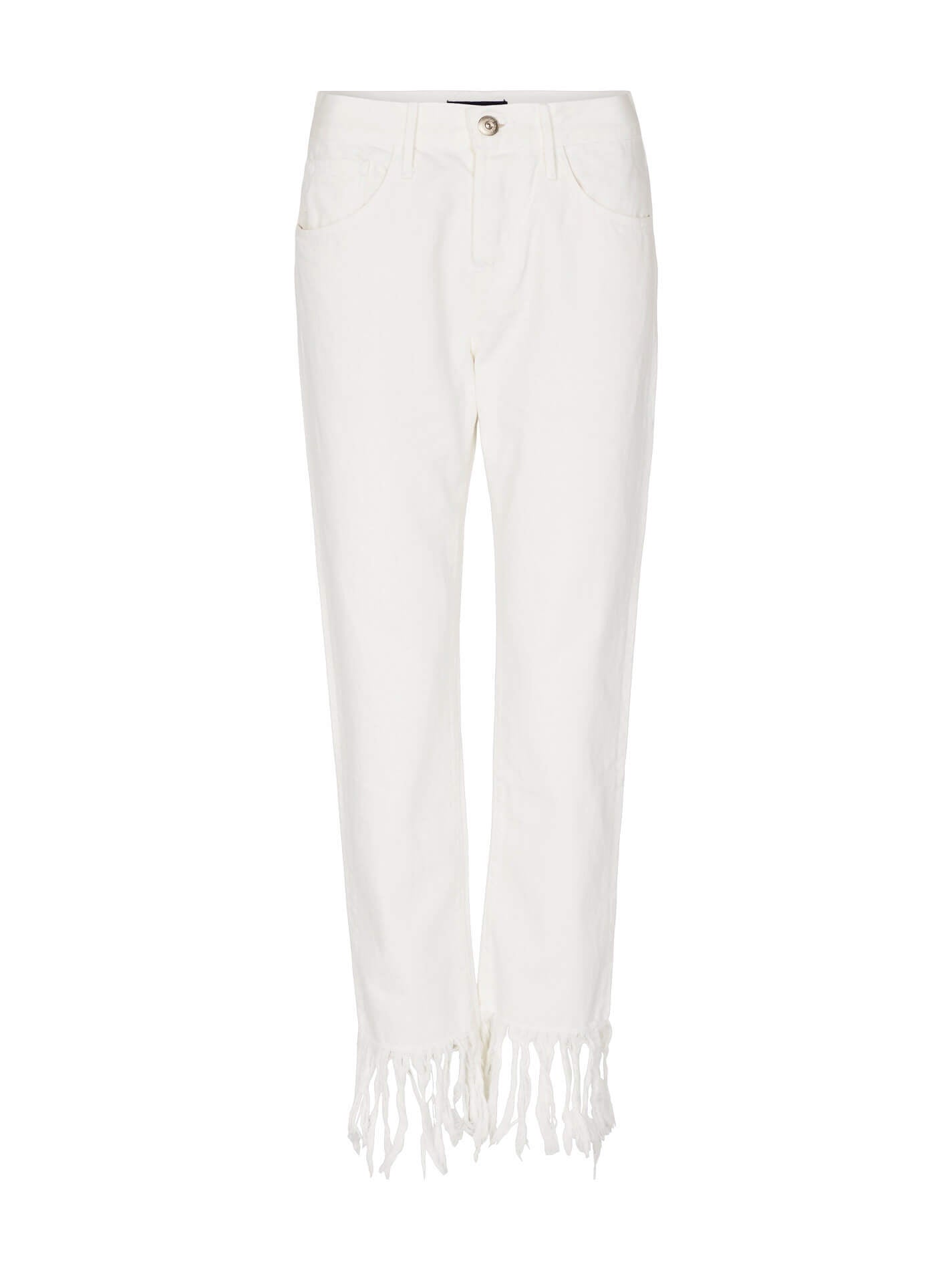 c & m camilla and marc Straight Crop Fringe Jean