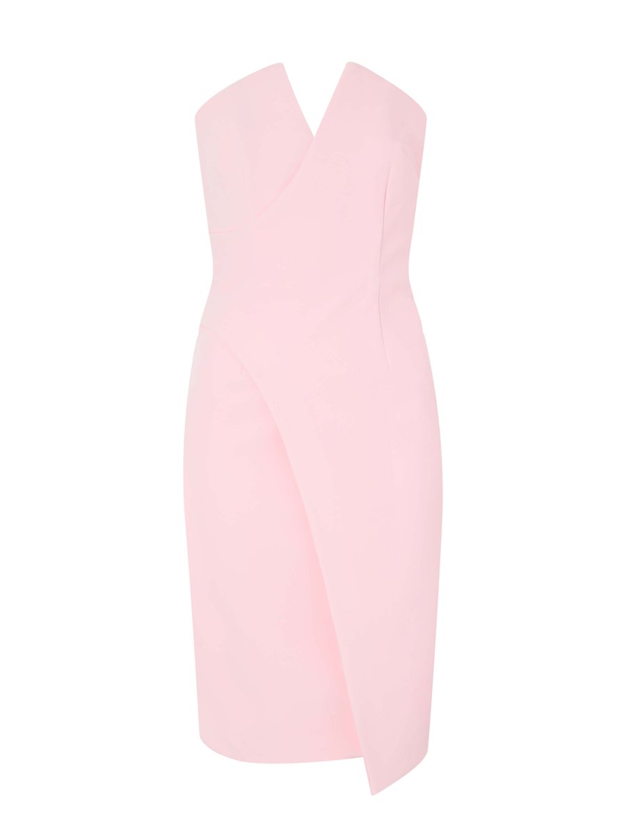 c & m camilla and marc Tech Bonded V Strapless Dress