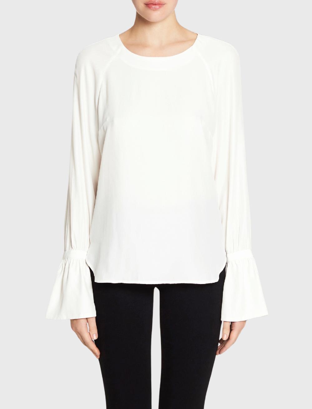 C & M Camilla And Marc Voluminous Cuff Blouse