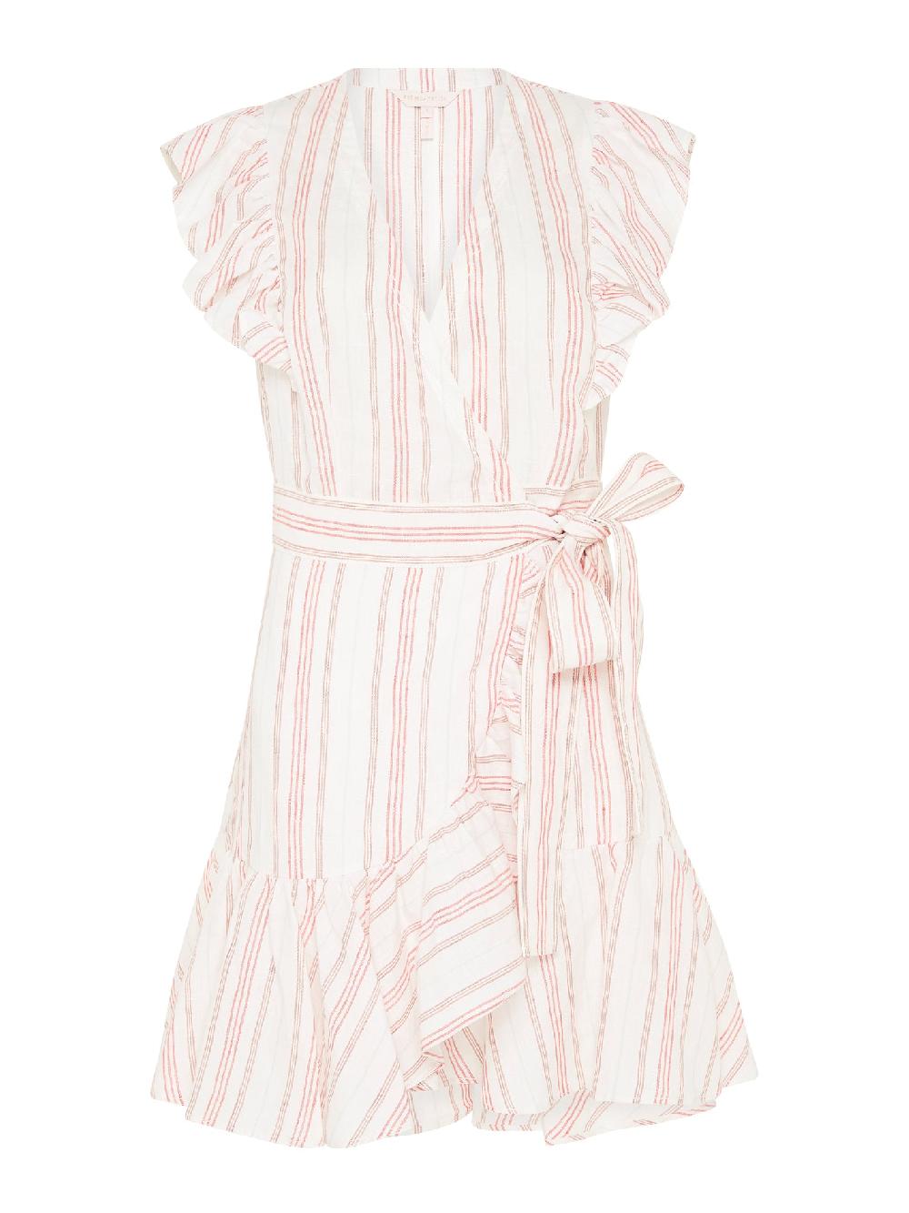 c & m camilla and marc Yarn Dyed Stripe Wrap Dress
