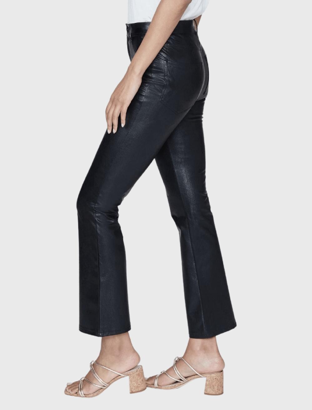 C & M Camilla And Marc Claudine Vegan Leather Ankle Flare Pant