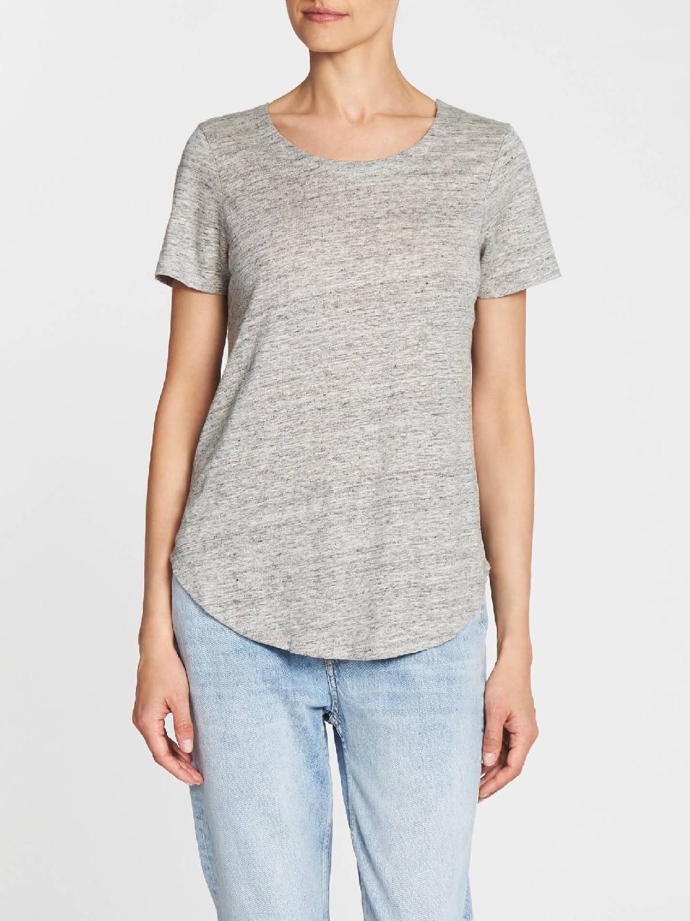 C & M Camilla And Marc Criss Cross Back Shirt Tail Tee