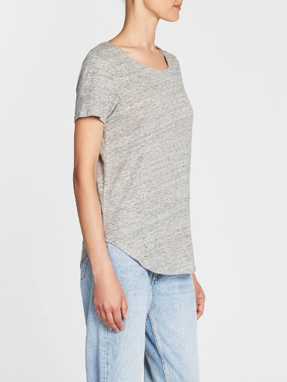 C & M Camilla And Marc Criss Cross Back Shirt Tail Tee