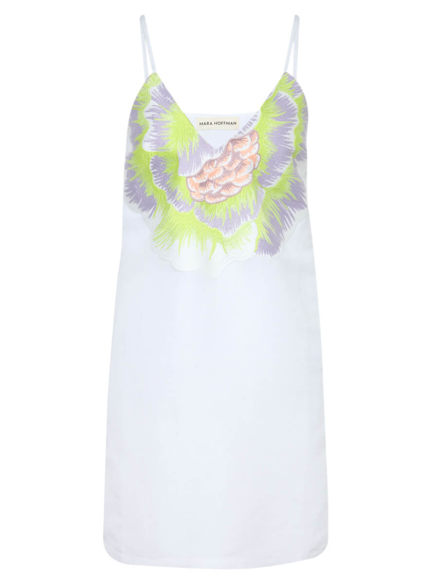 c & m camilla and marc Flower Embroidered V Neck Dress