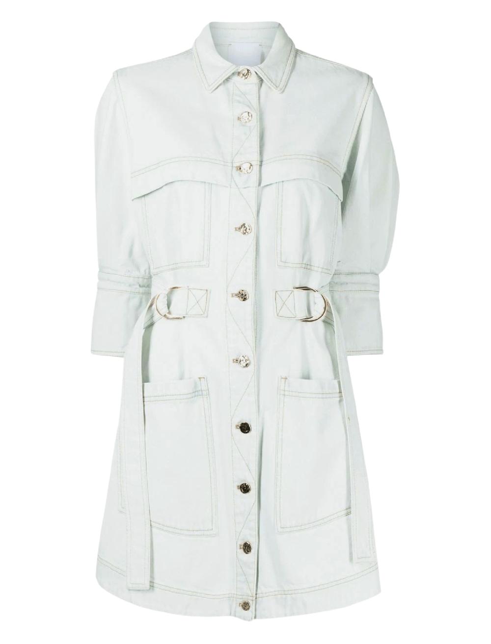 c & m camilla and marc Holmes Short Sleeve Denim Shirt Dress