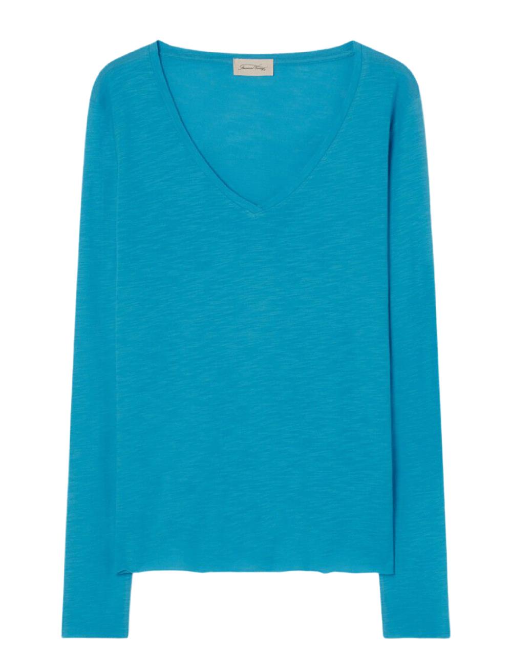 c & m camilla and marc Jacksonville Long Sleeve V Neck Tee