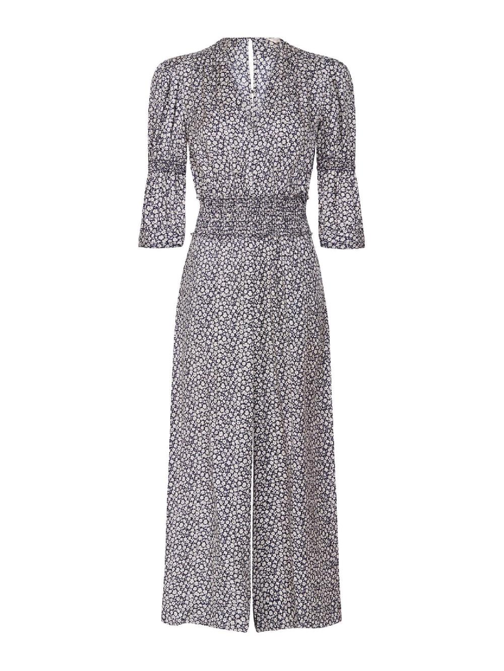 c & m camilla and marc Lauren Floral Silk Jacquard Jumpsuit