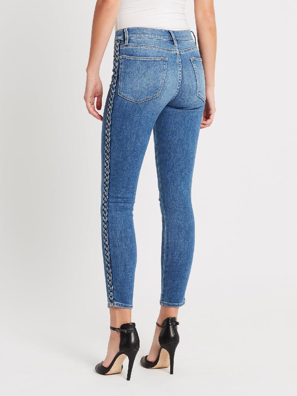C & M Camilla And Marc Le High Skinny Braided Seam Jean