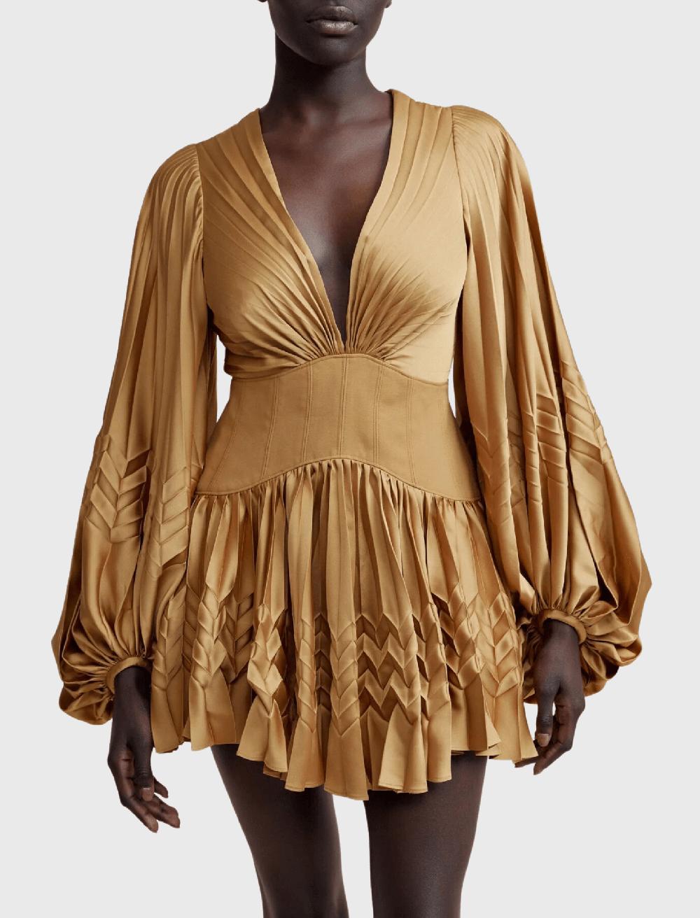 C & M Camilla And Marc Marion Flutter Sleeve Mini Dress