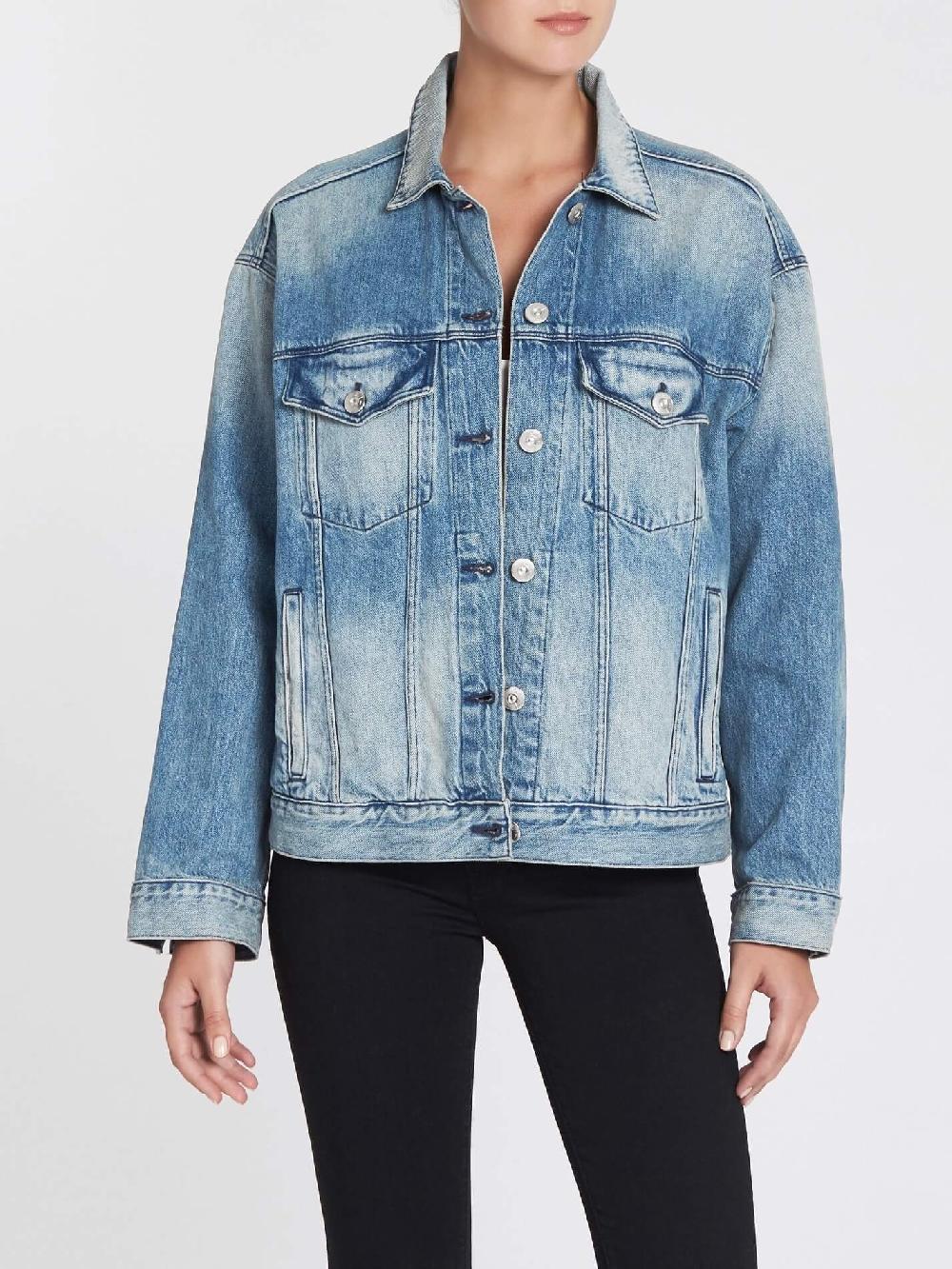 C & M Camilla And Marc Oversized Boyfriend Classic Denim Jacket