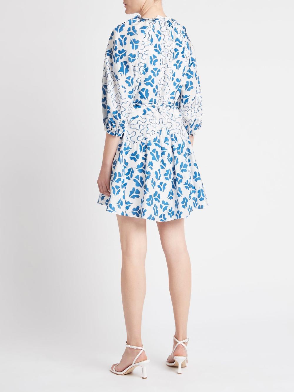 C & M Camilla And Marc Perla Petal Print Mix Short Dress