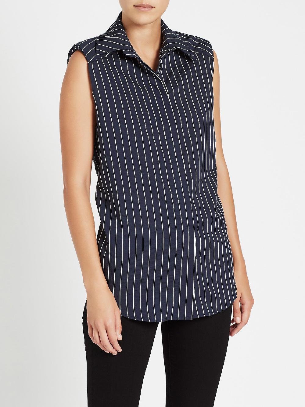 C & M Camilla And Marc Pollino Stripe Sleeveless Shirt